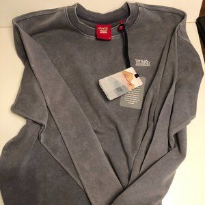 KITH x Coca Cola Washed Blue Sweatshirt